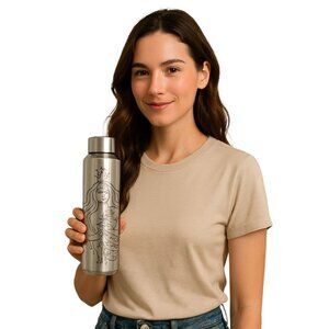 Starbucks Siren 50th Anniversary Stainless Steel TRAVEL Water Bottle 20 Oz